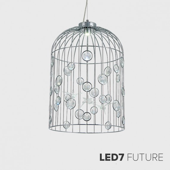 Loft Industry Modern - Birdcage Chandelier